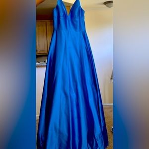 Turquoise prom dress only wore once.